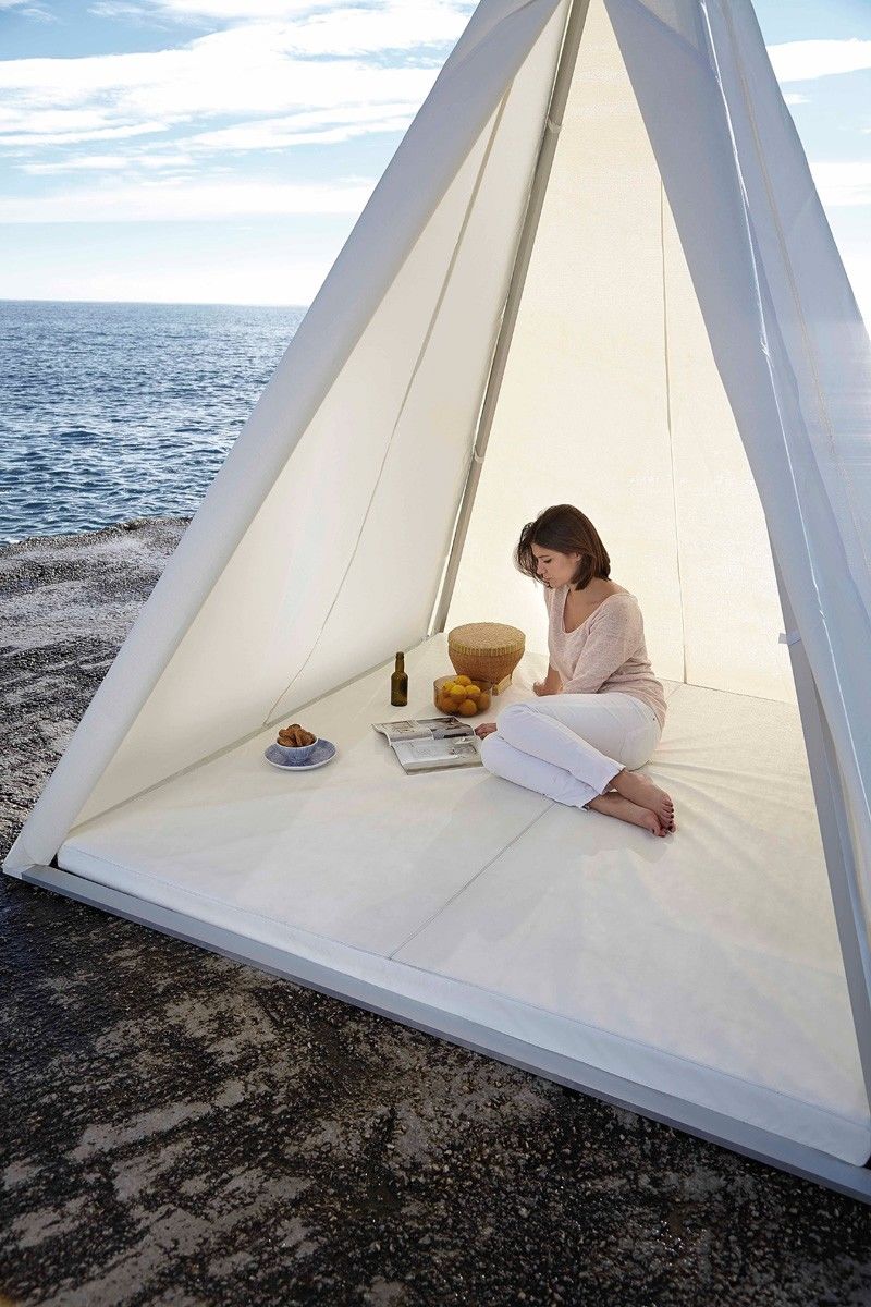 Pyramid-Shaped Tents