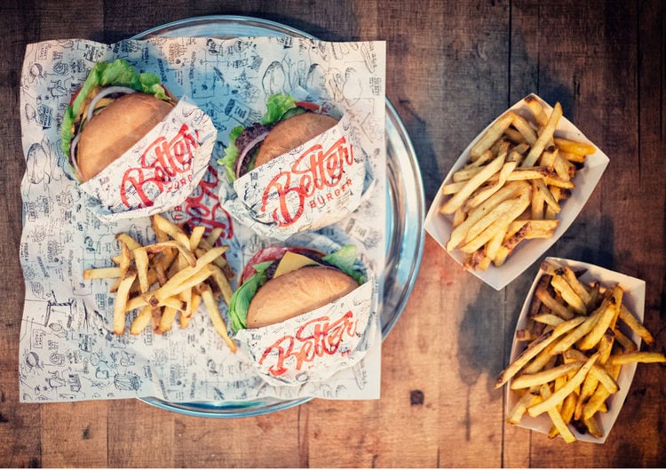 Anti-Fast Food Burger Branding