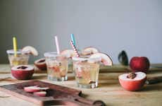 Peachy Green Tea Cocktails