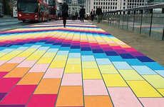 Uplifting Rainbow Walkways