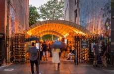 Upcycled Carton Pavilions