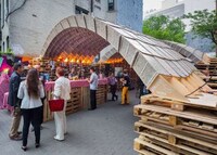 Upcycled Carton Pavilions Image 6