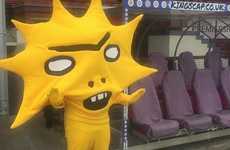 Cartoon-Mimicking Mascots