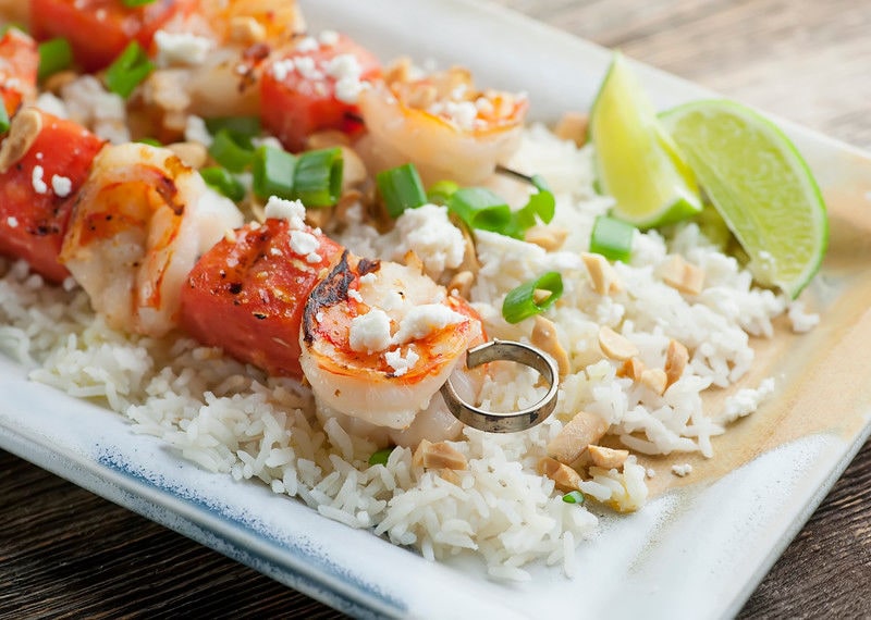 Fruity Shrimp Skewers