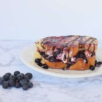 Cheesy Blueberry Sandwiches Image 4