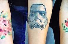 Embroidery-Inspired Tattoos
