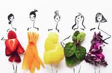 Fruity Fashion Sketches