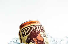 Bearded-Female Beer Labels