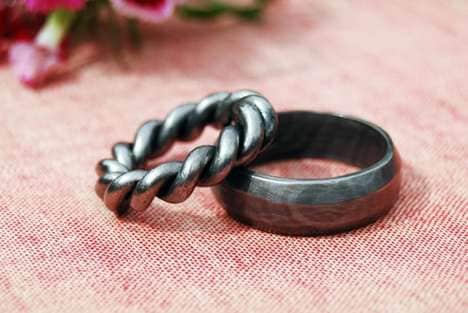 Romantic Metalwork Rings