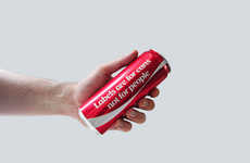 Unlabeled Soda Cans
