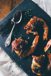 Apple Butter-Glazed Prawns Image 3
