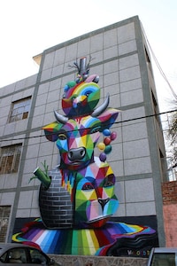 Colorful Geometric Street Art Image 7