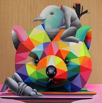 Colorful Geometric Street Art Image 8