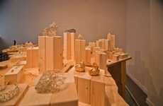 Skyline-Inspired Jewelry Displays