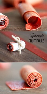 Simple Strawberry Fruit Rolls Image 4