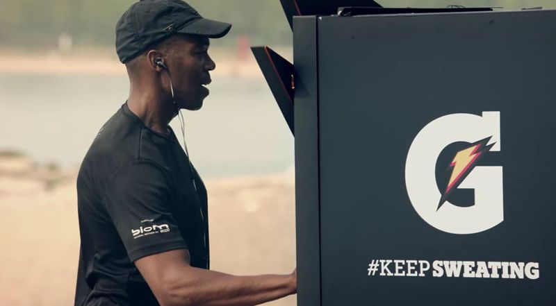 Sweat-Activated Drink Dispensers