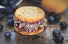 Blueberry Dessert Sandwiches
