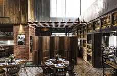 Textured Restaurant Interiors