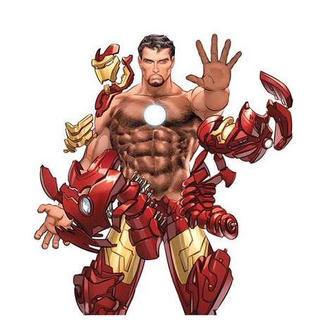 Body-Positive Superheroes : Nude Superheroes
