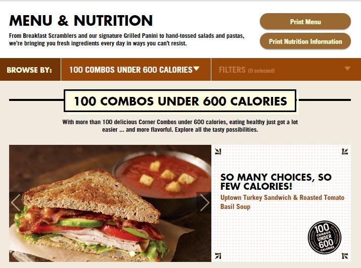 Healthy Customizable Lunch Menus