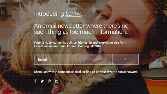 Celebrity Feminist Newsletters
