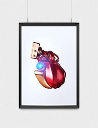 Superhero Heart Art Image 6