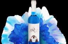 Blue-Hued Wine