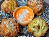 Fried Alfredo Pasta Balls Image 3