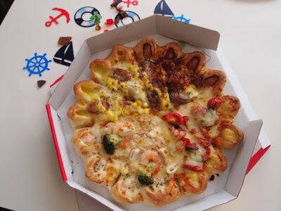 Shrimp-Infused Pizzas