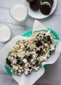 Minty Cookie-Covered Popcorn Image 2