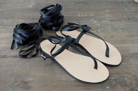 Upcycled Gladiator Sandals Image 4