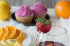 Boozy Sangria Cupcakes