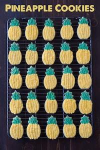 Tropical Pineapple Sugar Cookies Image 4