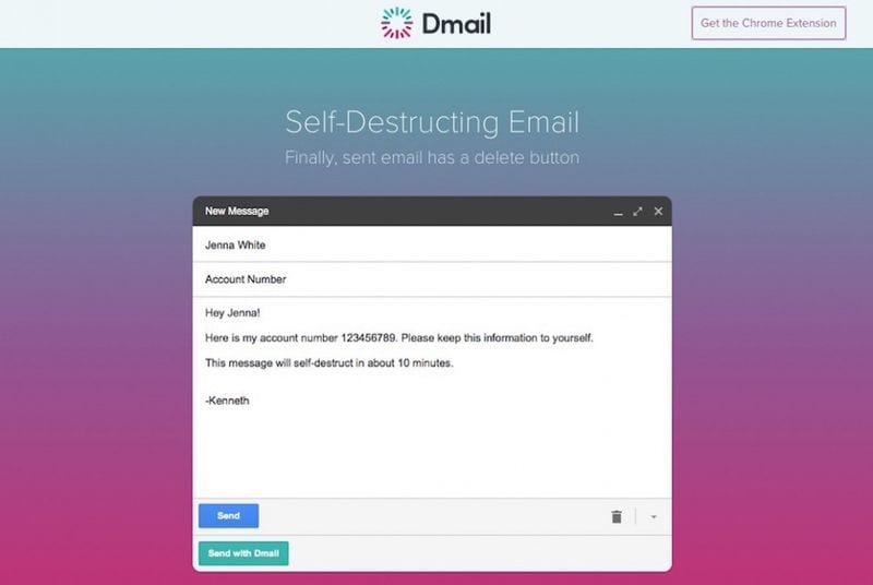 Ephemeral Email Extensions