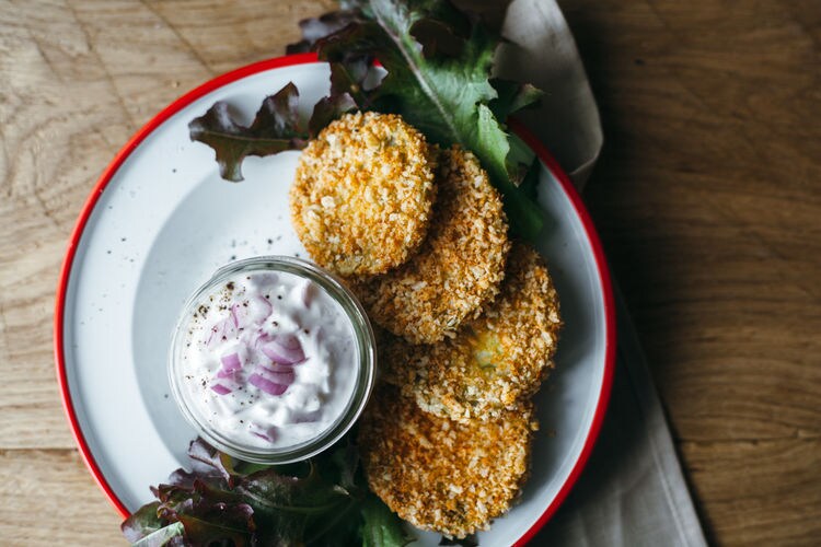 Oven-Fried Tomato Medallions