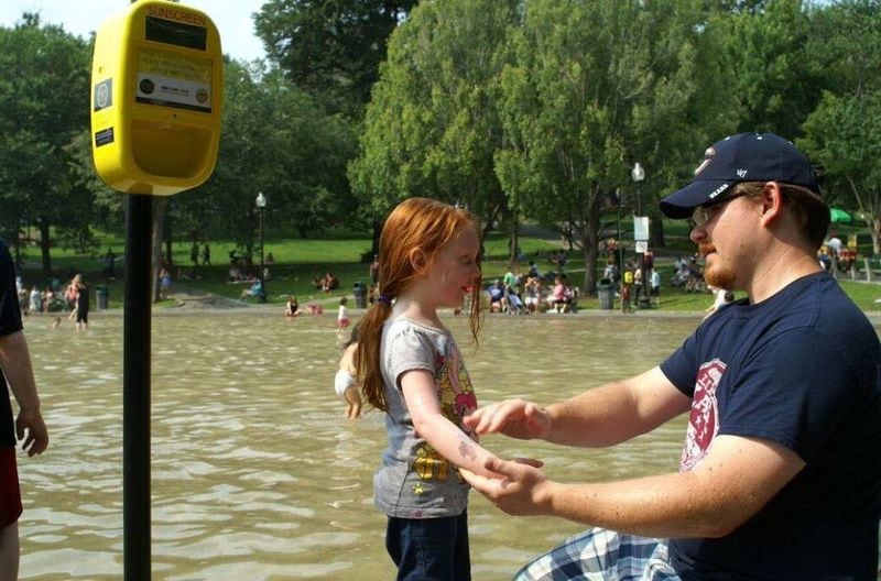 Public Sunscreen Dispensers