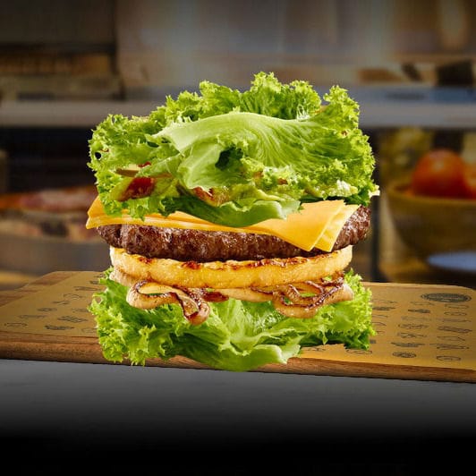 Lettuce-Wrapped Hamburgers