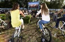 Bike-Powered Outdoor Cinemas