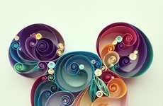 Curved Paper Sculptures