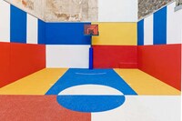 Vibrant Basketball Courts Image 3