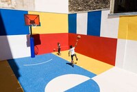 Vibrant Basketball Courts Image 7