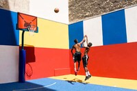 Vibrant Basketball Courts Image 8