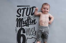 Illustrated Baby Growth Art