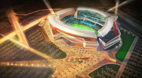 Interactive Stadium Facades