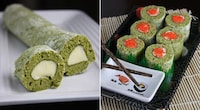 Matcha Sushi Cakes Image 3