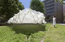 Undulating Carbon Pavilions