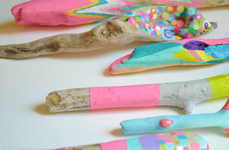 Neon Driftwood Decor