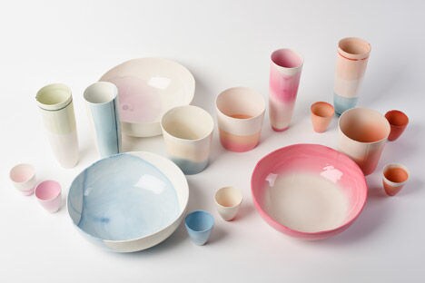 Fabric-Dyed Ceramics