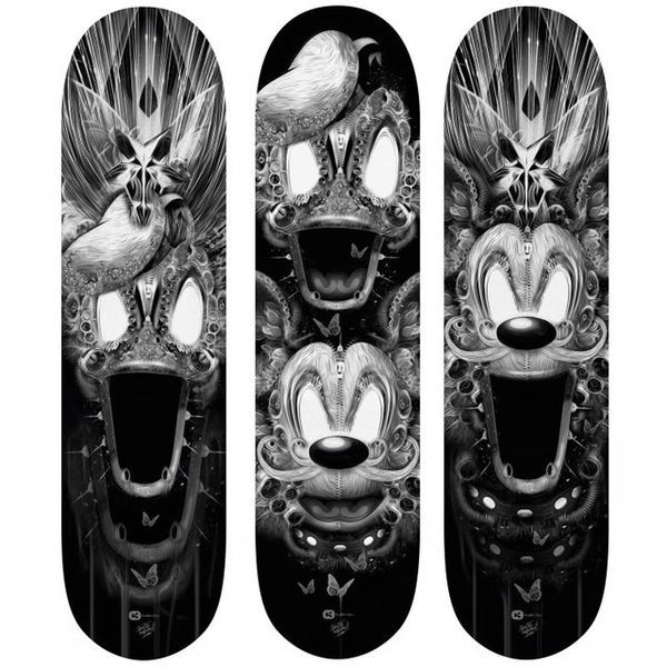 25 Artistic Skateboard Designs