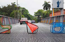 Stretched Rubber Seating